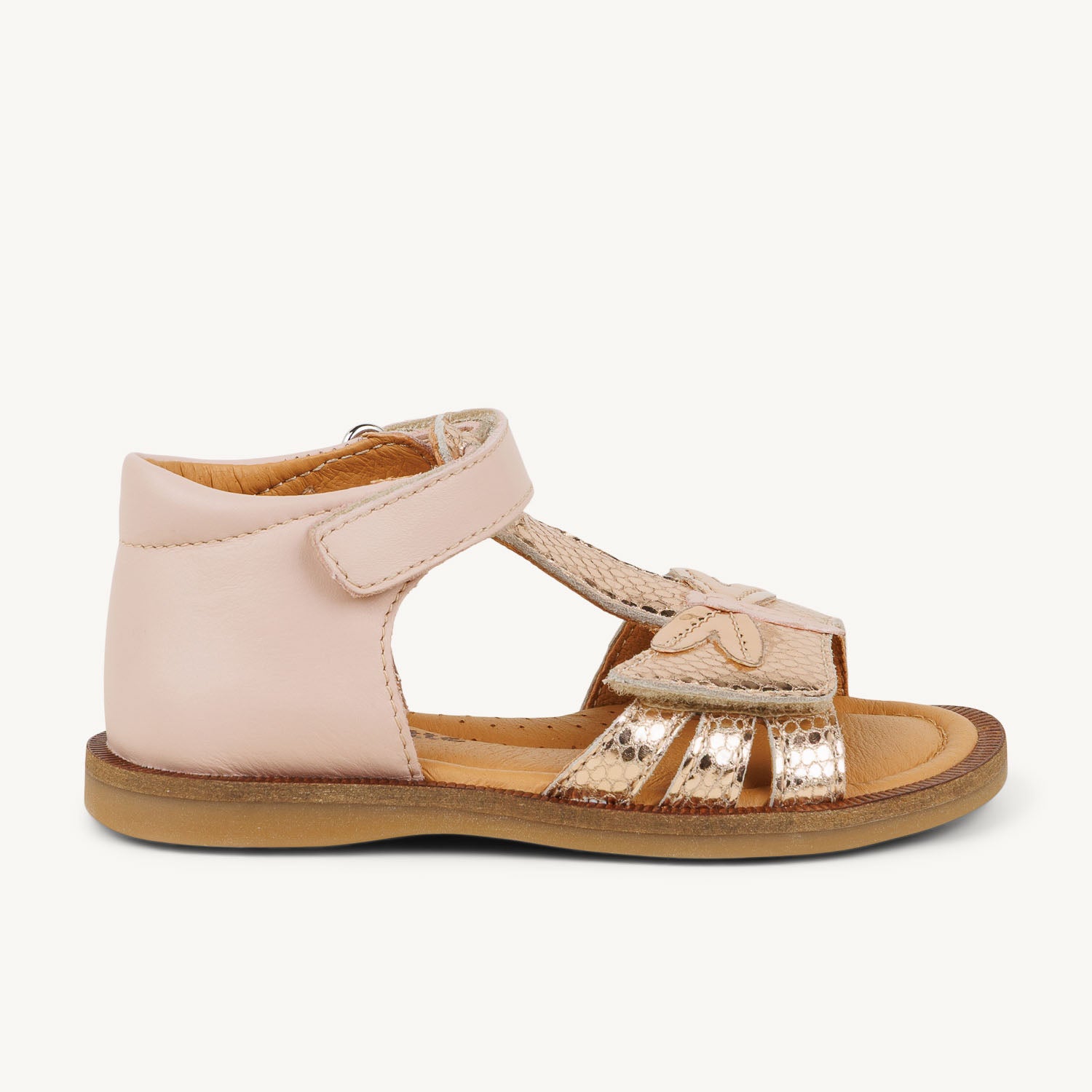babybotte-757byq-1.jpg Sandales TAKEYA BABYBOTTE Enfant Rose – Image 1