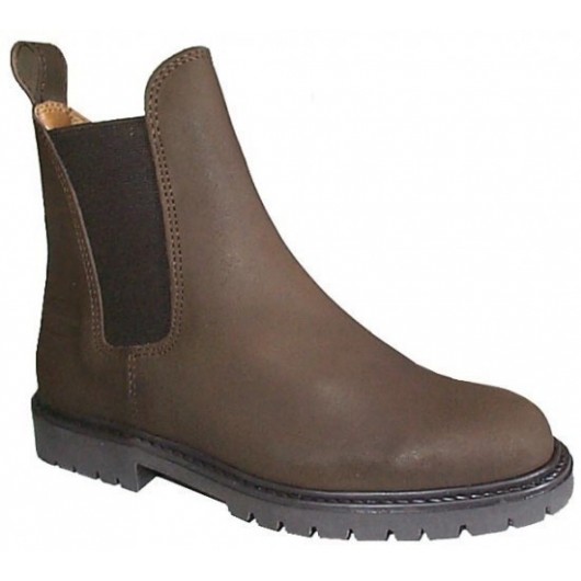 boots-equitation-103ljg-1.jpg Boots équitation croûte de cuir graissée Balma – Image 1