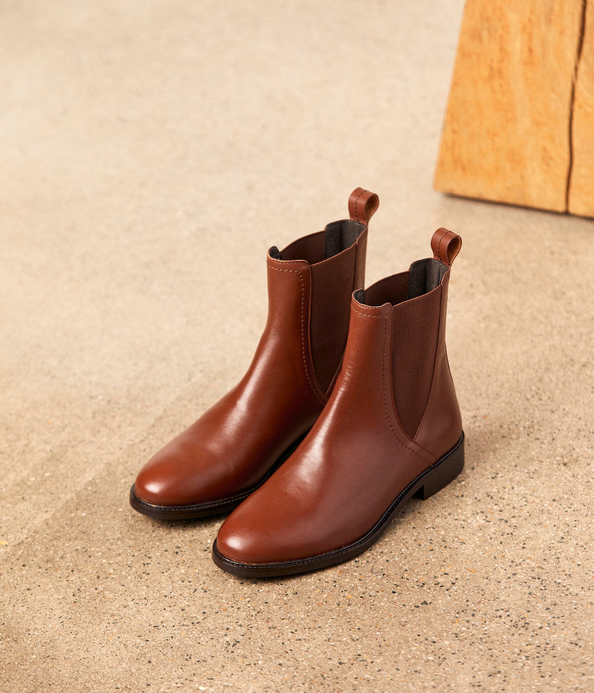 boots-marron-femme-904zto-1.jpg Chelsea boots marron Artemis | Mellow Yellow Femme | Mellow Yellow – Image 1