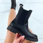 bottines noires femme