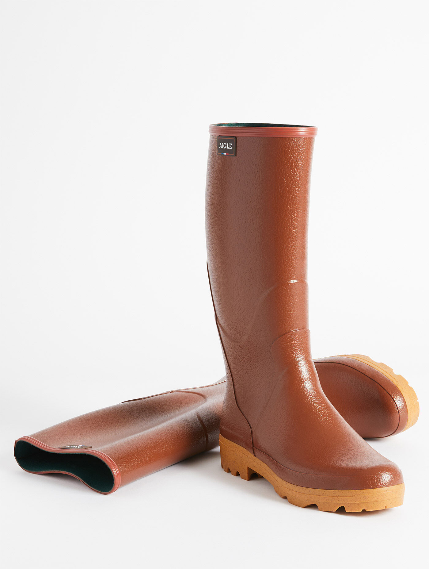 botte-aigle-homme-377egz-1.jpg Botte professionnelle Chambord Rouge homme | AIGLE – Image 1