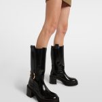 Bottes New Ring 60 en cuir en noir – See By Chloe | Mytheresa
