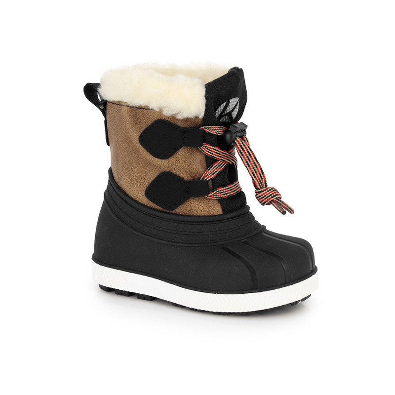 botte-de-neige-859iac-1.jpg Bottes neige bébé Arty Kimberfeel Cappuccino – Image 1