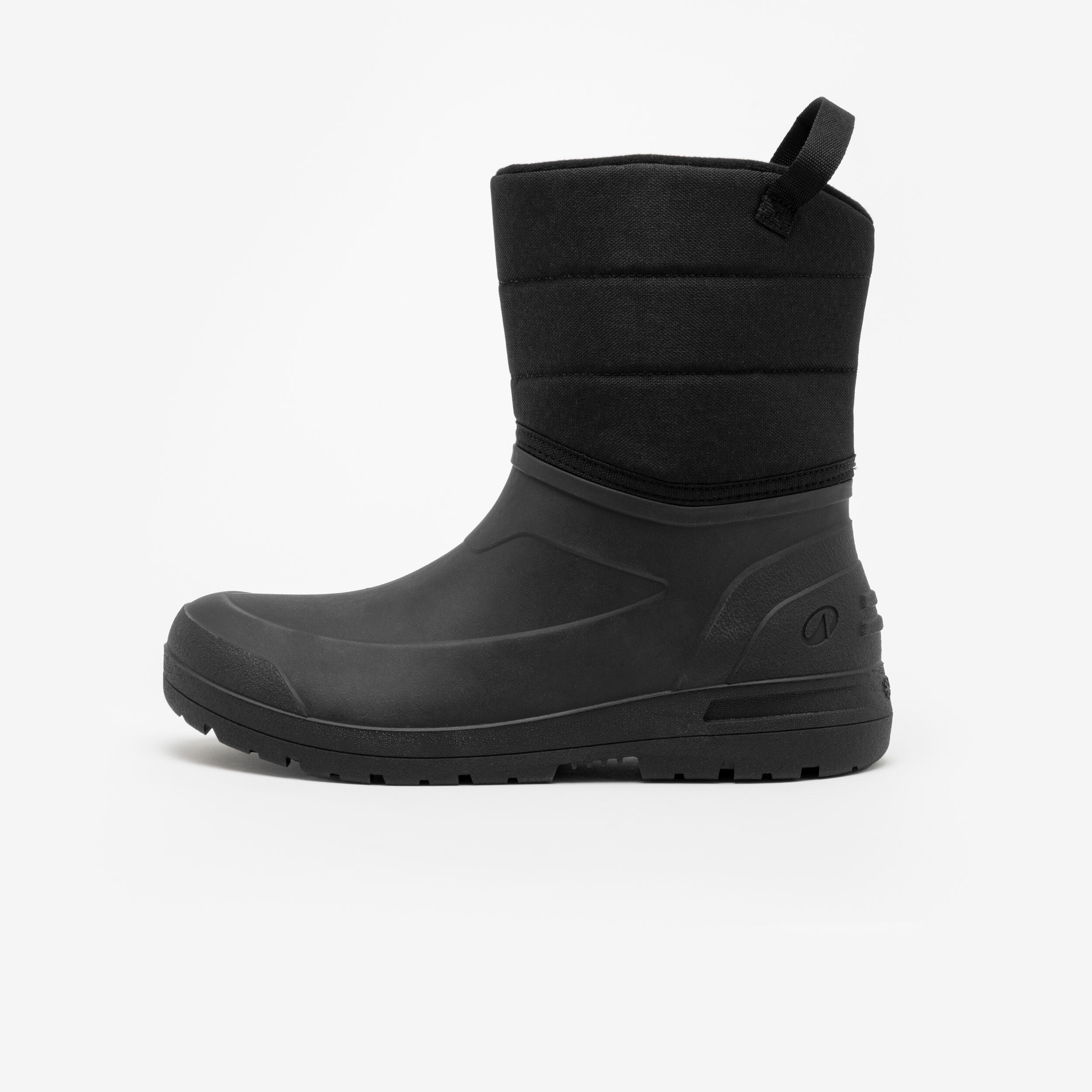 botte-de-neige-homme-700cxd-1.jpg Bottes de randonnée neige chaudes imperméables homme, NH100 noir – Image 1