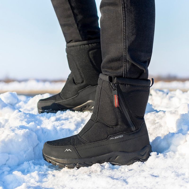 botte-de-neige-homme-710wmt-1.jpg Après ski homme bottes de neige fourrées Opti Ski – Image 1