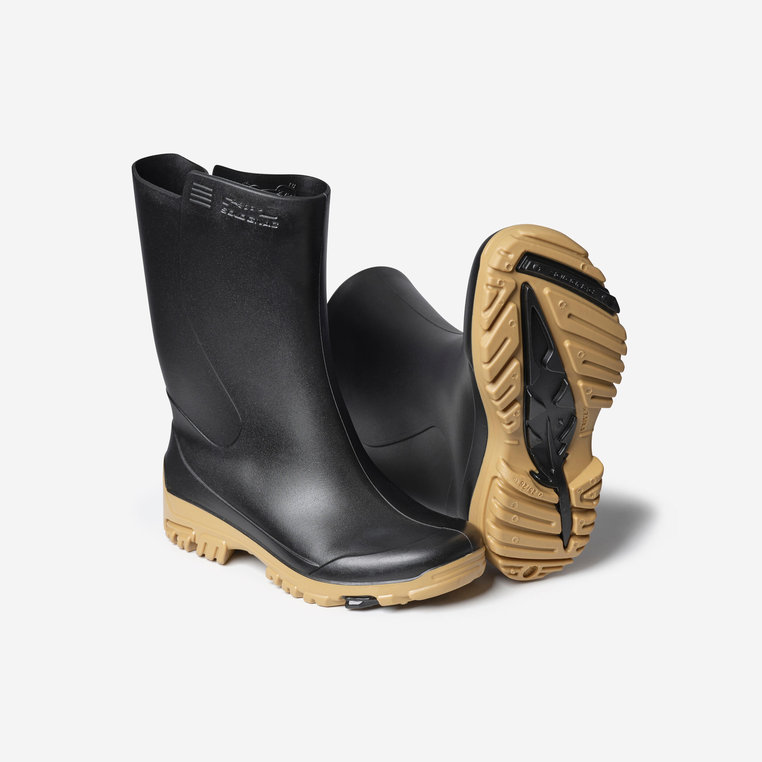 botte-de-pluie-garcon-087civ-1.jpg Bottes de pluie enfant 100 noir – Image 1