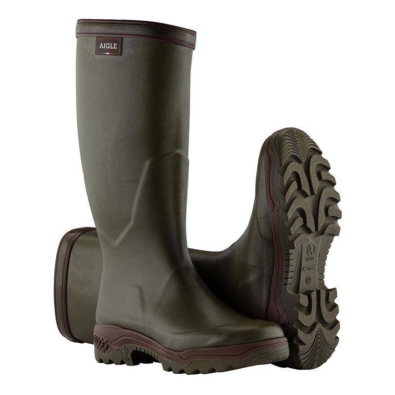 bottes-aigle-690qir-1.jpg Aigle Botte Parcours 2 Kaki Bottes Alré Pêche et Chasse – Image 1