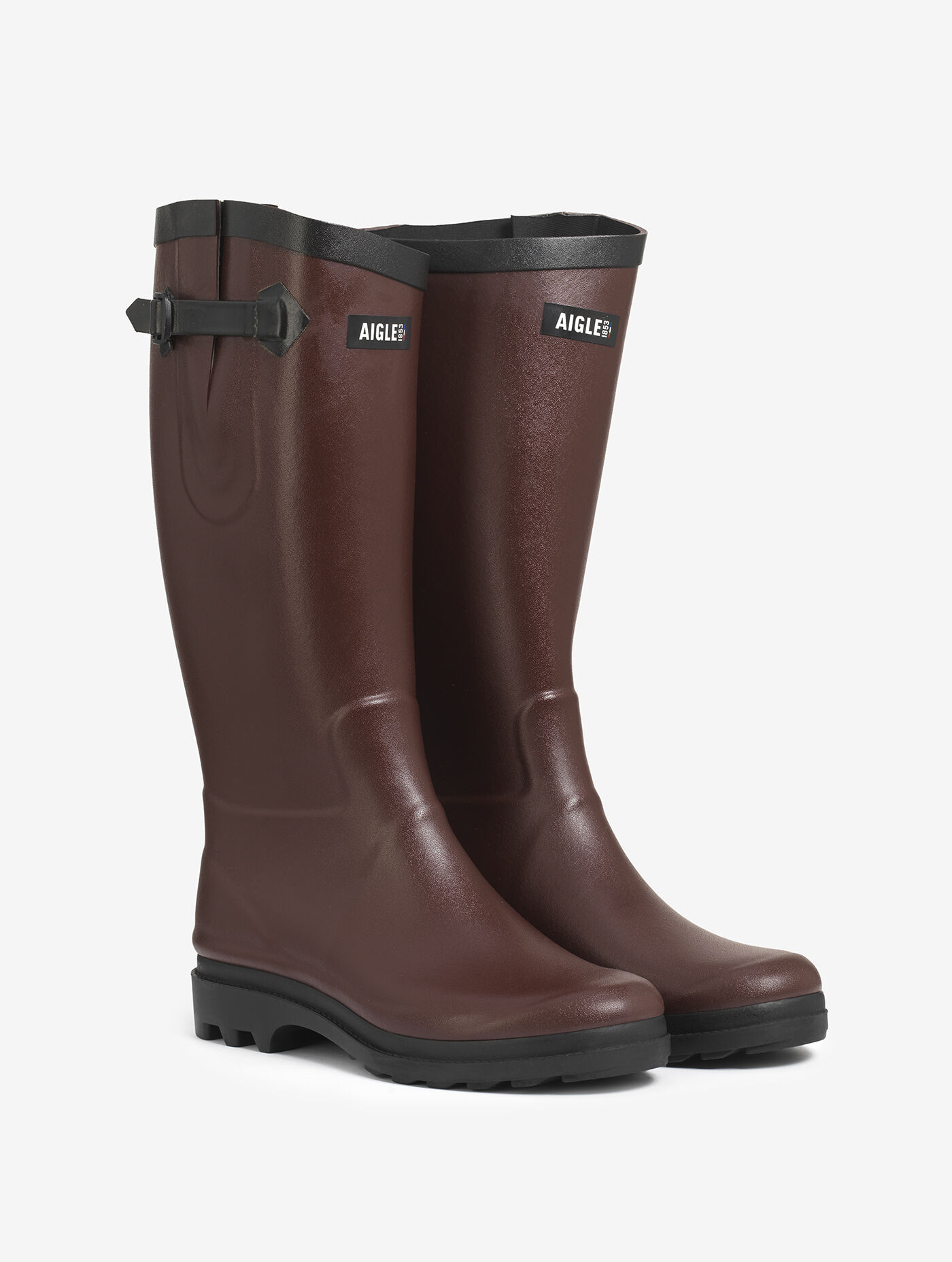 bottes-aigle-femme-132mgr-1.jpg La botte de jardin fabriquée en France noir | AIGLE – Image 1