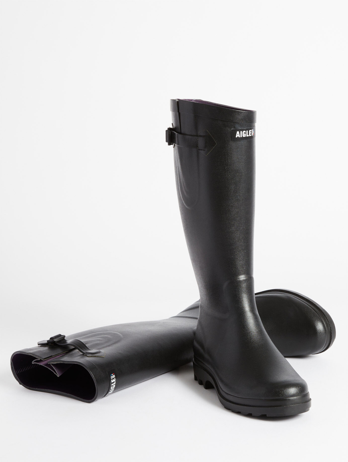 bottes-aigle-femme-334ift-1.jpg Botte de pluie Aiglentine Noir femme | AIGLE – Image 1