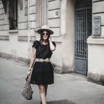 Bottes Ba&sh Cowby & la parfaite petite robe noire By Opaline