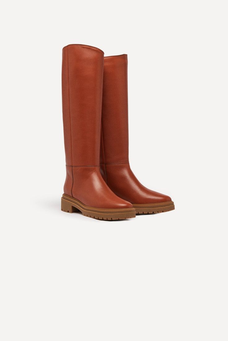 bottes-bash-663ygs-1.jpg Bottes Crainy pour Femme Marron ba&sh – Image 1
