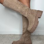 Bottes daim Joana beige 36