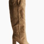 Bottes à talon de hauteur genou Beige FEMME | H&M FR