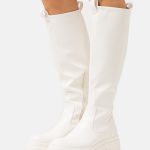 Even&Odd by Zalando Bottes à plateau white/blanc ZALANDO.FR