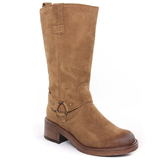 bottes-camel-femme-180wcl.webp Bottes marron clair Tamaris 25021 Camel – Image 1