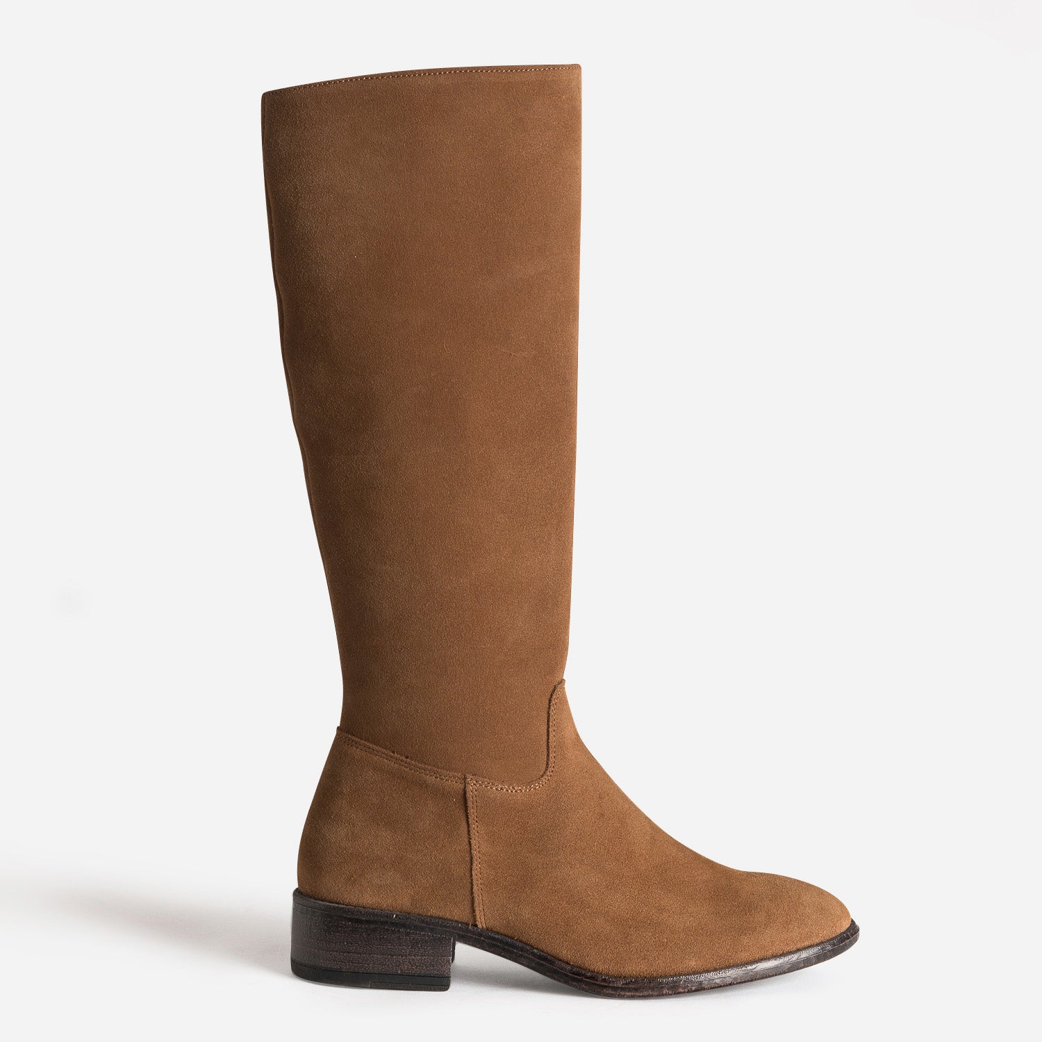 bottes-camel-femme-280exc-1.jpg Botte camel cuir velours Eram Femme | ERAM – Image 1