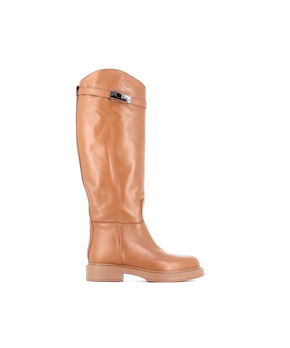 bottes-camel-femme-723vfh-1.jpg BOTTE CAVALIERE MANILA CUIR CAMEL – Image 1