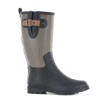 Bottes caoutchouc femme : ambre/noir T40 Truffaut d'Isneauville