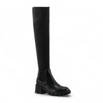 Janine Bottes Cavalière Chaussettes Noires Femme Stretch