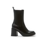Heeled chelsea boot black – Frank Daniel