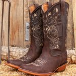 BOTTES DE COWGIRL cowboy à bout carré en cuir avec broderies pour FEMMES Etsy France