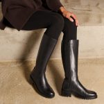 Bottes cuir noir Léandro