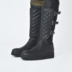 Bottes genoux en cuir Nostra Santissima
