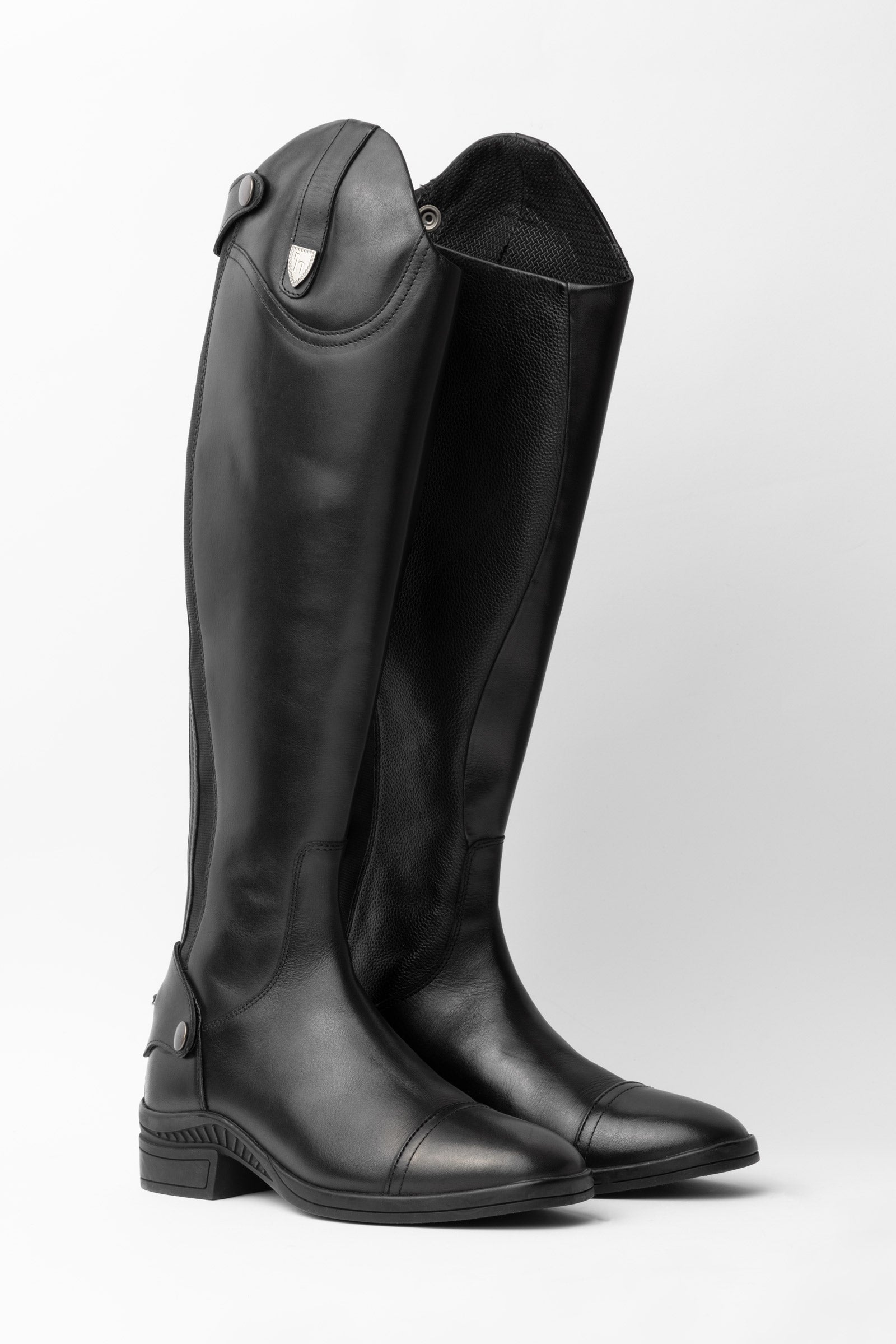 bottes-equitation-313onb-1.jpg Bottes d'équitation cuir Duvall, femme Noir 36 Regular Regular – Image 1