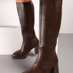 Super Mode Bottes à plateau marron chocolat/marron foncé ZALANDO.FR