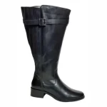 Bottes Femme Custom Made Pella Noir Taille de Mollet 57,5 cm | Bottesmolletslarges