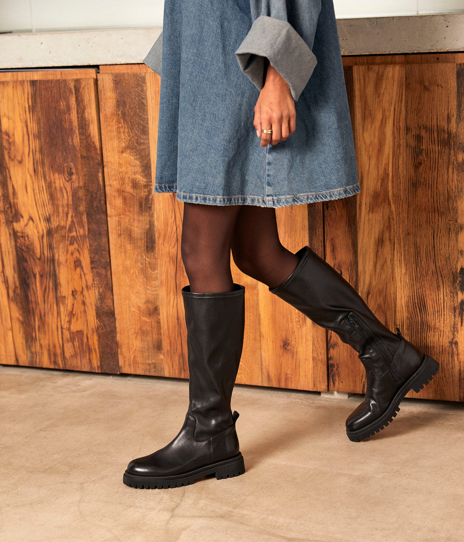 bottes-femmes-noires-746obx-1.jpg Bottes noires Ysalis | Mellow Yellow Femme | Mellow Yellow – Image 1