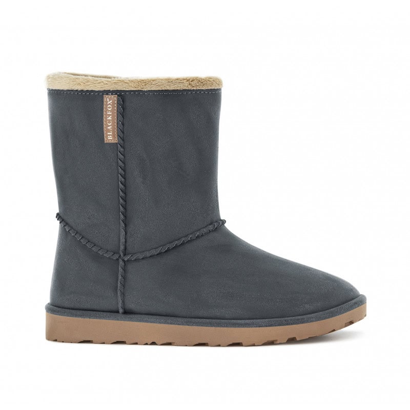 bottes-fourrees-femme-grand-froid-711coj.jpg Bottines fourrées femme et homme gris anthracite Jardin et Saisons – Image 1