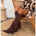 Estelle bottes hautes choco