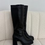 Bottes hautes à talons tendance femme