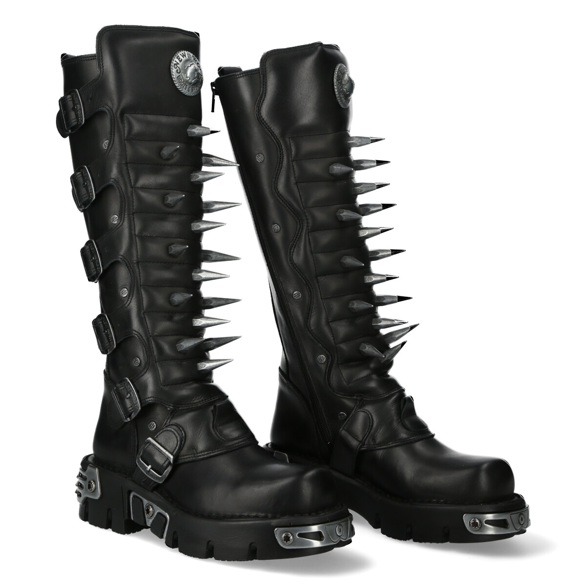 bottes-hautes-noires-171zpl-1.jpg 'Bottes hautes' Noir New Rock M 718P C2 – Image 1