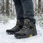 Bottes de randonnée d'hiver imperméables pour homme