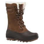 Bottes Neige Femme Fourrées Bottes Hiver Femme Coupe Vent – Doublure Fourrée, Semelle Antidérapante, Enfilade Facile