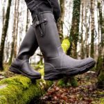 LeMieux Bottes en caoutchouc homme Ultra Stride noir