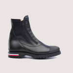 Rafale Chaussures Bottes homme cuir lisse noir Maison Hardrige