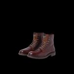 Bottes homme marron lacets cuir Raj Jack & Jones | 3 SUISSES