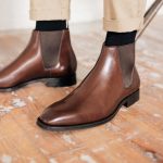 Bottine Homme Smith cuir marron Maison Hardrige