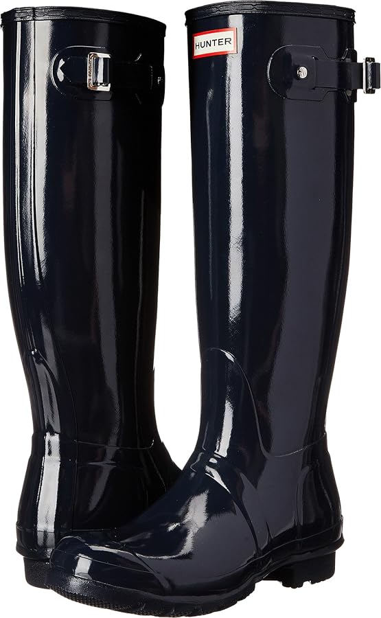 bottes-hunter-femme-257oru-1.jpg Hunter Original Gloss, Bottes Femme, Bleu brillant, 35/36 EU : Amazon.fr: Mode – Image 1