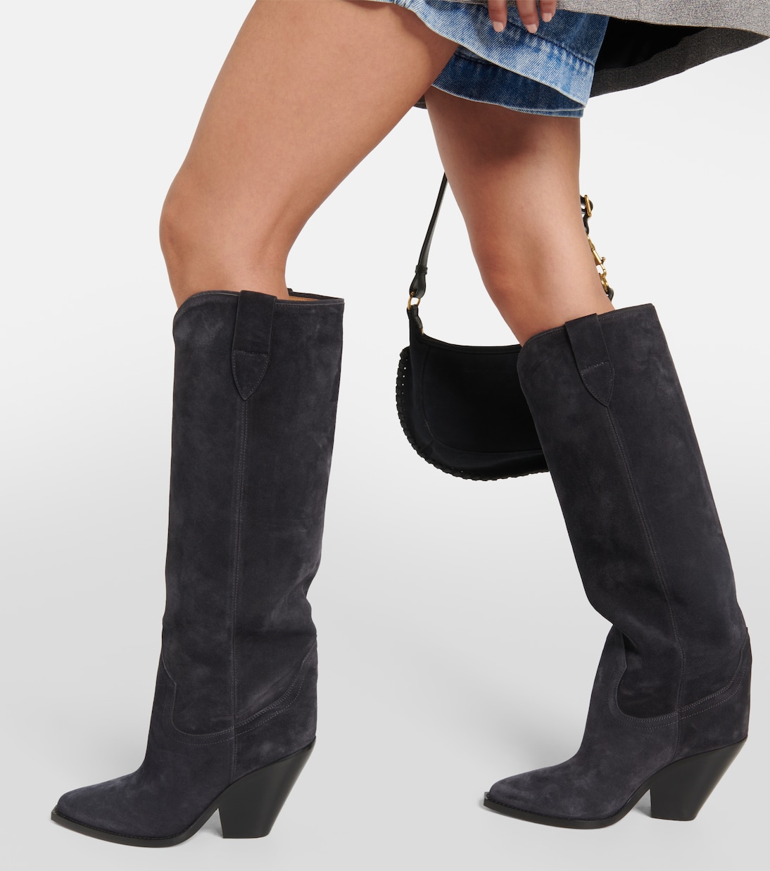 bottes-isabel-marant-147oef-1.jpg Bottes Lomero en daim – Image 1
