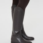 Bottes Kayleigh marrons en cuir | TARA JARMON