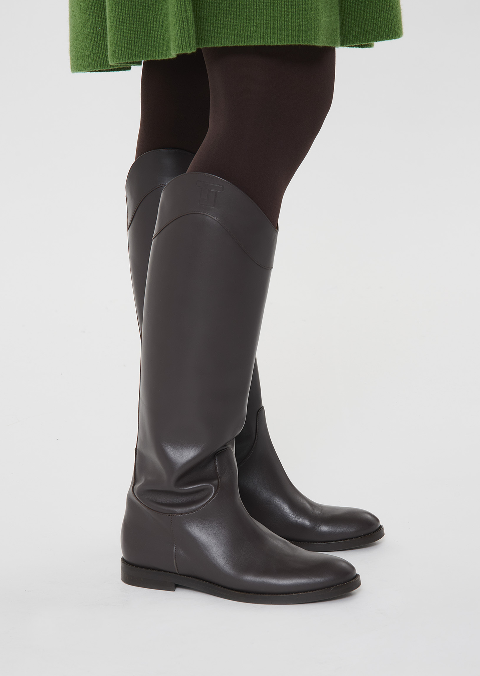 bottes-marron-273lui-1.jpg Bottes Kayleigh marrons en cuir | TARA JARMON – Image 1