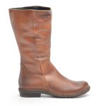 4018 Marron Bottes Plates Femme Chacal