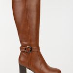 Bottes marrons à talon femme (36 41)