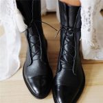 Femmes Vintage mi mollet bottes femmes à lacets da... – Grandado