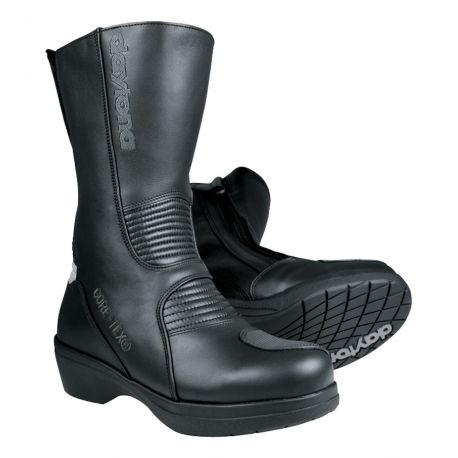 bottes-moto-femme-208wbk-1.jpg bottes moto femme DAYTONA LADY PILOT GTX GORE TEX avec semelle compensé – Image 1