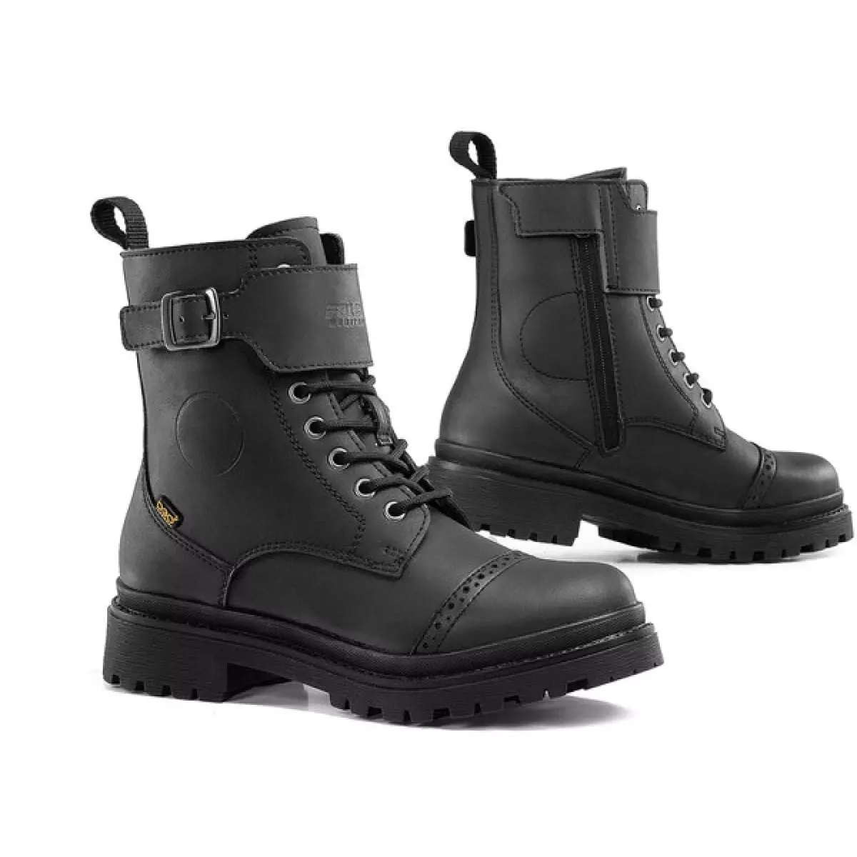 bottes-moto-femme-732rou.webp Demi Bottes Femme Falco Lady Royale Noir – Image 1